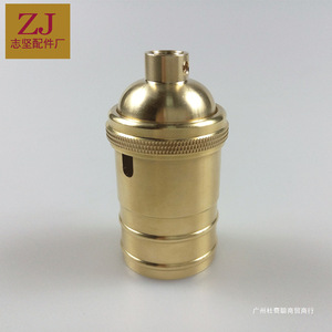 E27 Lamp Holder Pure Copper With Chain Switch For Chandelier Lighting - Product Image 3