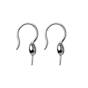 ต่างหูเงินแท้ S925 แบบยุโรป-อเมริกัน รูปมงกุฎ สำหรับงาน DIY พร้อมถาดเปล่าสำหรับใส่ไข่มุก 8-13 มม. รุ่น 3250 - Product Image 5