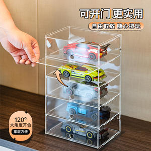 Pour <span class=keywords><strong>Lego</strong></span> Speed Racing Series Car Building Blocks Display Box Armoire anti-poussière avec plastique acrylique transparent en aluminium - Product Image 3