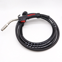 Torche à main NORTH N25 avec connecteur européen en laiton, câble de 3m/5m, refroidissement par eau/air, compatible MIG/MAG, certifiée CE