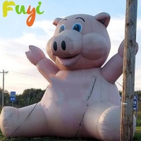 Offre Spéciale géant gonflable publicité sauter cochon héros mascotte gonflable tête de cochon dessin animé