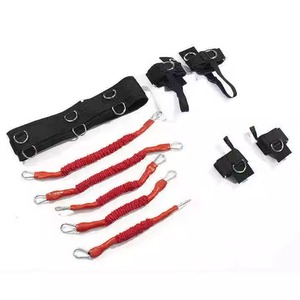 Ensemble de bandes de résistance pour le fitness avec harnais réglable, sangles élastiques durables pour la musculation à domicile, entraînement de force, développement <span class=keywords><strong>musculaire</strong></span> - Product Image 6