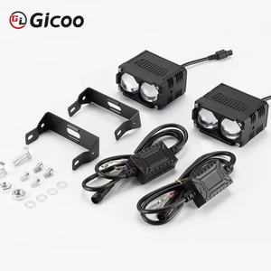 GICOO IP67 Waterproof 80W 11000LM 12V LED Auxiliary Spot <b>Light</b> 6000K High Bright Motorcycle <b>Driving</b> Lamp Off Road Fog <b>Light</b> - Product Image 3