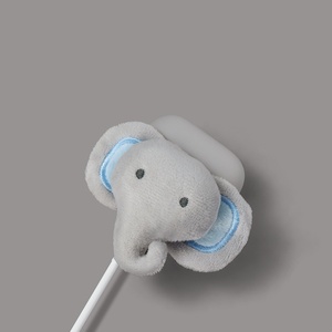Funda Protectora de Felpa con Diseño de Elefante para Auriculares Pro23 <span class=keywords><strong>Pro</strong></span> Generation, Estuche Protector de Dibujos Animados - Product Image 3