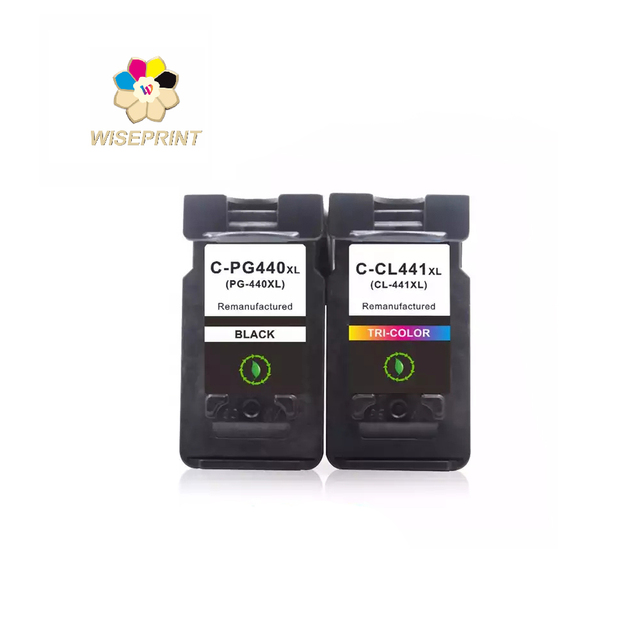Wiseprint Compatible Canon PG-440XL CL-441XL PG 440XL 440 XL 441XL 441 PG440 Remanufactured Ink Cartridge for Canon PIXMA MG3540