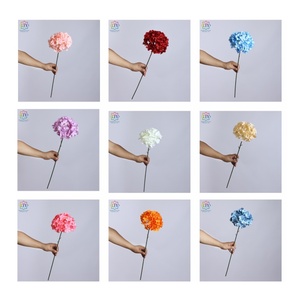 Flores Artificiales de Hortensia de Seda en Forma de Piruleta para Decoración de Bodas, Hoteles y Exteriores - Product Image 3