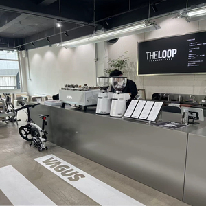 Hotel Bar Counter Luxury Mirror Stainless Steel Custom Bar <b>Workstation</b> with Logo for Lobby Restaurant - Product Image 6