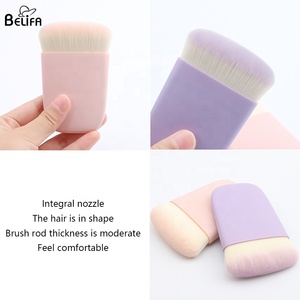 Brocha <span class=keywords><strong>de</strong></span> <span class=keywords><strong>Maquillaje</strong></span> Multifuncional Belifa New Style Lentil, Brocha para <span class=keywords><strong>Base</strong></span> <span class=keywords><strong>de</strong></span> <span class=keywords><strong>Maquillaje</strong></span> <span class=keywords><strong>de</strong></span> Alta Gama con Punta Curva, Herramienta <span class=keywords><strong>de</strong></span> <span class=keywords><strong>Maquillaje</strong></span>, <span class=keywords><strong>Brochas</strong></span> Planas Individuales - Product Image 4