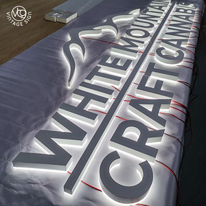 Signag panneaux d'affaires en plein air <span class=keywords><strong>Alphabet</strong></span> 3d avec Led rétro-éclairé lettres et mots en acrylique - Product Image 2