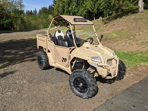 Fangpower Самый дешевый 400cc ферма UTV универсальная сторона 4x4 вал привода с грузовым ящиком, гидравлический самосвал, EPA/CE 2022 - Product Image 6