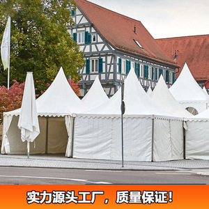 เต็นท์ทรงเจดีย์กลางแจ้ง อลูมิเนียม 5 เมตร หลังคาทรงยุโรป สำหรับงานโฆษณา หรือจัดแสดงรถยนต์ - Product Image 5