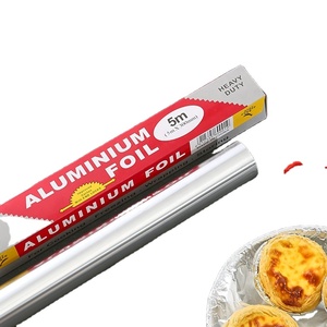 Foglio di Alluminio per Barbecue Monouso Rivestito per Alimenti, Versione Resistente da 5m, Ideale per Ristoranti e Cottura, Vendita all'Ingrosso - Product Image 1