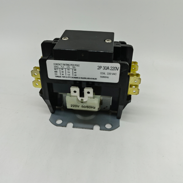 1P 2-Pole 40-Ampere Coil 24V 110V 220V 240V 480AC Air Conditioner Condenser Compressor Contactor AC Special-purpose Contactor