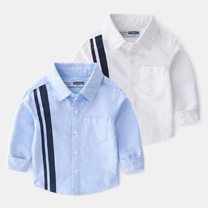 Chemises pour garçons à manches longues, toucher doux, fermeture à un bouton, pas cher, Thaïlande, en ligne, produits les plus vendus - Product Image 1