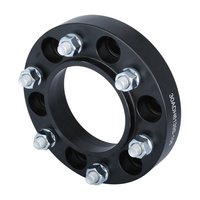 Entretoises de roue forgées sur mesure 6061-T6 NOIR 6x139.7 Hubcentric 4 pièces 25/30mm pour Mitsubishi Triton Pajero Montero (Pour : Mitsubishi)