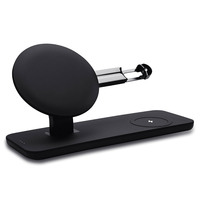 Station de Charge Rapide Pliable avec Aimant 30W PD 3.0 3 en 1, Chargeur Électrique Sans Fil, OTP, Support de Téléphone, Lampe de Table