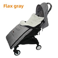 Sac de couchage épais personnalisé pour poussette bébé, automne-hiver, coupe-vent, chaud, en lin, couvre-pieds, coussin solide universel pour bébé et enfant en voiture