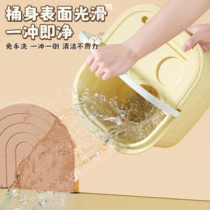 <b>Childrens</b> Foot <b>Bath</b> Tub 2-18 Years Large Square Type With Massage Base For Kids And Teens - Product Image 4