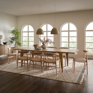 Nuovo Arrivo: Set di Mobili per la Casa di Alta Qualità, Tavolo da Pranzo Allungabile in <span class=keywords><strong>Legno</strong></span> di Quercia Massiccio per Eventi - Product Image 1