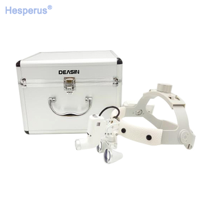 2,5x/3,5x Tandheelkundige Vergrootglas Loepen Met 5W Focusserende Koplamp Zwart/Wit Led Chirurgische Loepen Tandheelkundige Laboratoriumapparatuur - Product Image 6