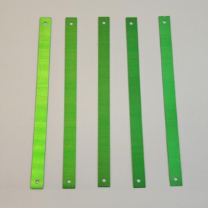 5*75 ملابس بلاستيكية طويلة خياطة ترتر ترتر تصنعها بنفسك أداء زينات سائبة ذهبية وفضية مستطيلية ترتر مسطح - Product Image 5