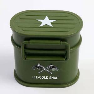 리볼버 베이스 실버/골드 재사용 친환경 아이스 큐브용 총알 모양의 스테인리스 스틸 6 개 세트 - Product Image 4