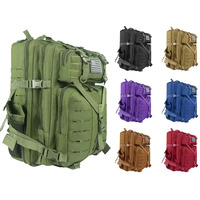 Sac à dos tactique personnalisé pour camping chasse randonnée Pack d'assaut de 3 jours Sac Molle avec ordinateur Interlayer Sac à dos tactique
