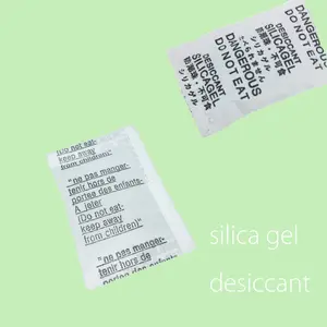 Desiccant Silica Gel Desiccant Hot Sale 5g Cotton Paper Bag English Japanese Chinese Warning Word Factory Moisture Adsorbent Low Price