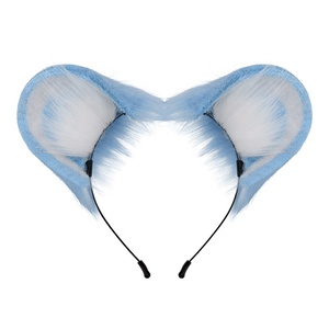 Bandeau en peluche d'oreille d'animal fait à la main de mode moderne <span class=keywords><strong>accessoires</strong></span> mignons de cheveux d'oreilles de souris - Product Image 4