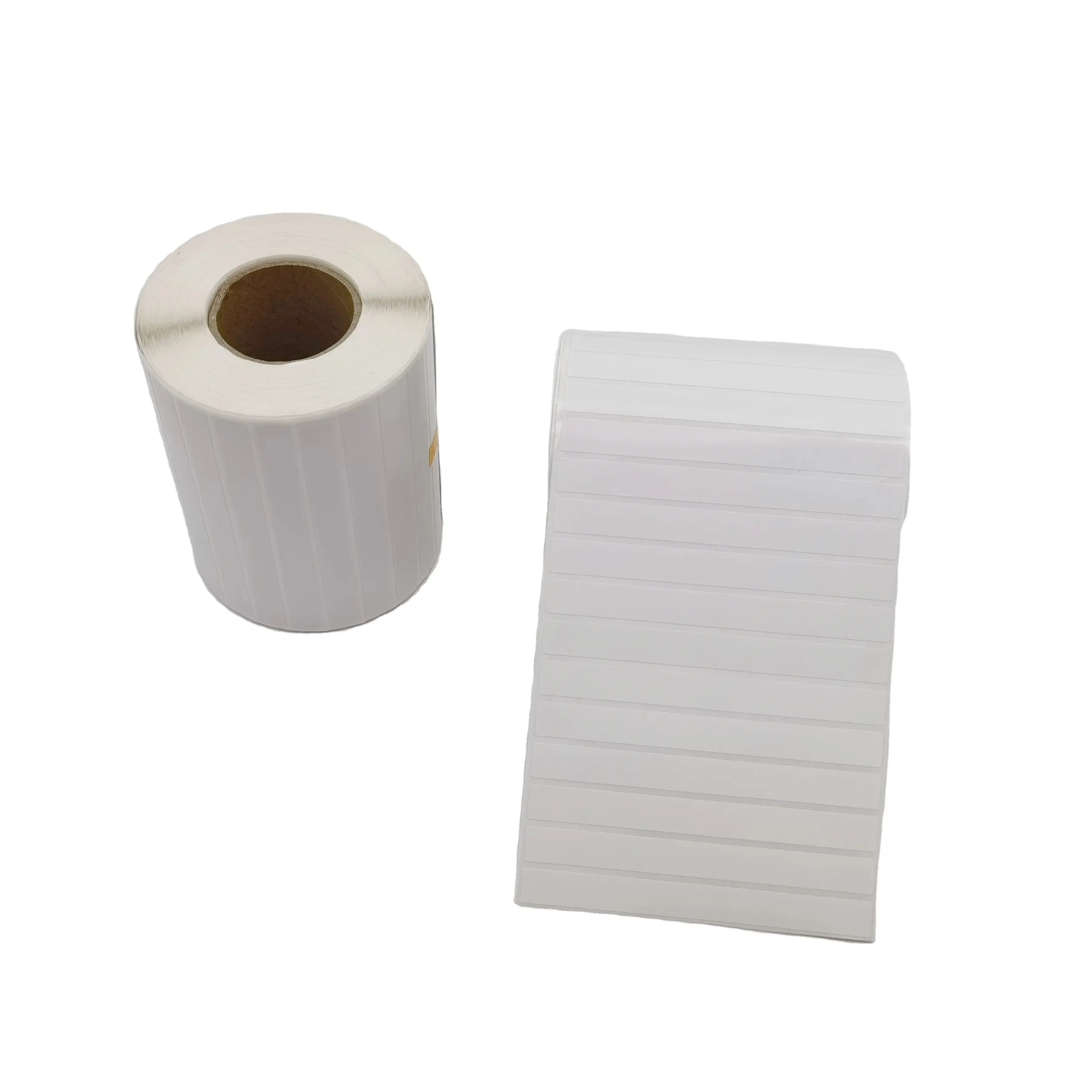 Adesivo adesivo 100mm x 10mm 3 prova amovibile Freezer indirizzo codice a barre adesivo personalizzato in vinile carta impermeabile Topa