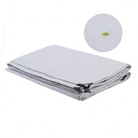 Bâche en polyéthylène imperméable blanche pour le transport de marchandises sur camion