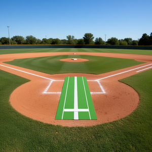 Tapis de lancer de softball 10' x 3' en caoutchouc antidérapant pour entraînement en intérieur - Product Image 2