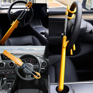 Serrure de volant Xiangta antivol de roue de voiture pour véhicule camion <span class=keywords><strong>Van</strong></span> SUV avec 2 clés pour voiture - Product Image 2