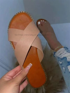 Casual <b>Shoes</b> Slipper Ladies Indoor Outdoor Women Wearing Women's Slippers Outside the Flat Beach - Product Image 3