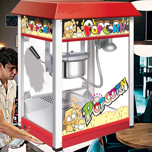 Quảng Châu Gas bỏng ngô máy thép không gỉ + Glass CE chứng nhận kẹo bông và bỏng ngô máy - Product Image 3