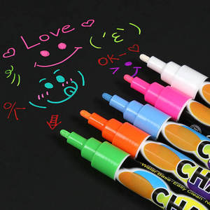 Pennarello a gesso liquido cancellabile a <span class=keywords><strong>8</strong></span> colori da 6mm più venduto per insegne in lavagna - Product Image 4
