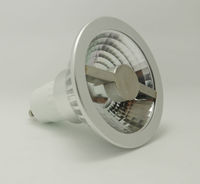 Lámpara LED AR70 con Reflector de Aluminio, Atenuable, E27, Foco para Hotel, GU10 MR16 Ba15d, 6W 7W, DC12V AC85-265v
