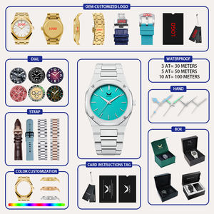 Reloj De pulsera De cuarzo De negocios ultrafino De 7mm, Reloj De Lujo sencillo, banda De silicona, Reloj De moda con etiqueta privada para hombres - Product Image 3