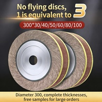 Disque abrasif à lamelles épaissi de 30 mm, disque de polissage en tissu abrasif, disque de ponçage à mandrin, roue de ponçage pour l'élimination de la rouille métallique, le ponçage des soudures, OEM