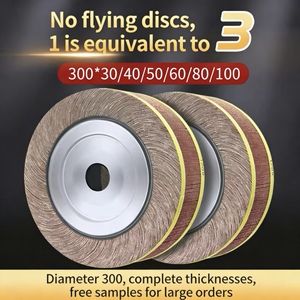 แผ่นขัดกระดาษทรายแบบหนา 30 มม. ชนิดหัวจับสำหรับขัดเงา ขัดโลหะ กำจัดสนิม ขัดรอยเชื่อม OEM - Product Image 2