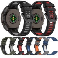 Tali Jam Tangan Silikon Armor Tahan Guncangan untuk Garmin Tactical, Pengganti Tali Pergelangan Tangan yang Tahan Lama