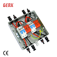 Boîtier de Combinateur Solaire IP65 HA-8 Voies en PC/ABS Étanche avec Disjoncteur MCB et Parafoudre SPD Certifié CE pour Système Solaire Domestique