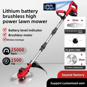 Cortadora de Césped Inalámbrica de 21V con Motor sin Escobillas, Poste Telescópico Ajustable, Batería de Litio de Alta Capacidad, Modelo SM-LM-T-10-2 - Product Image 6