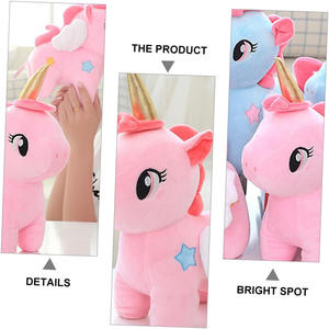 Peluche de Unicornio CPC, Juguete de Peluche Rosa, Regalo de Cumpleaños, Almohada de Peluche Suave al por Mayor, Cojín Decorativo, Muñeca de Cumpleaños Personalizada - Product Image 4