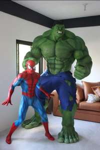 Escultura Grande <span class=keywords><strong>de</strong></span> Resina y Fibra <span class=keywords><strong>de</strong></span> Vidrio del Clásico Personaje <span class=keywords><strong>de</strong></span> Anime <span class=keywords><strong>Hulk</strong></span>, Superhéroe <span class=keywords><strong>de</strong></span> Marvel - Product Image 5