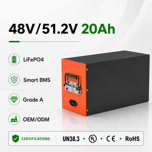 Batteries lithium-ion 48V / 51,2V 20Ah 1024Wh 16S1P LFP pour VTT/tricycle, directement de l'usine, LFP4850 Fa - Product Image 5
