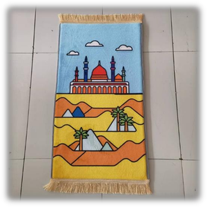Çocuklar İçin Taşınabilir İslami Ürün Müslüman Eğitici Seccade Öğretim Namaz <span class=keywords><strong>Mat</strong></span>ı - Product Image 2