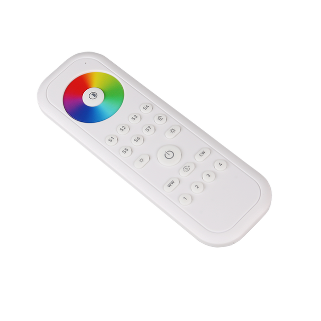 Zigbee 3.0 RGB+CCT+DIM Remote Controller 2.4GHz Wireless LED Lighting Dimmer 6 Groups Scene Control Smart Lighting System