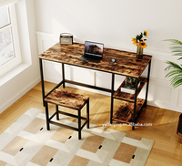 Vente en gros de bureau d'ordinateur au design personnalisé bureau à domicile avec étagères de rangement bureau d'écriture meubles de bureau