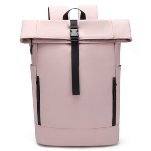 16" Large Waterproof <b>Backpack</b> men's roll top outdoor waterproof <b>laptop</b> <b>backpack</b> work commuting travel large capacity bag - Product Image 4